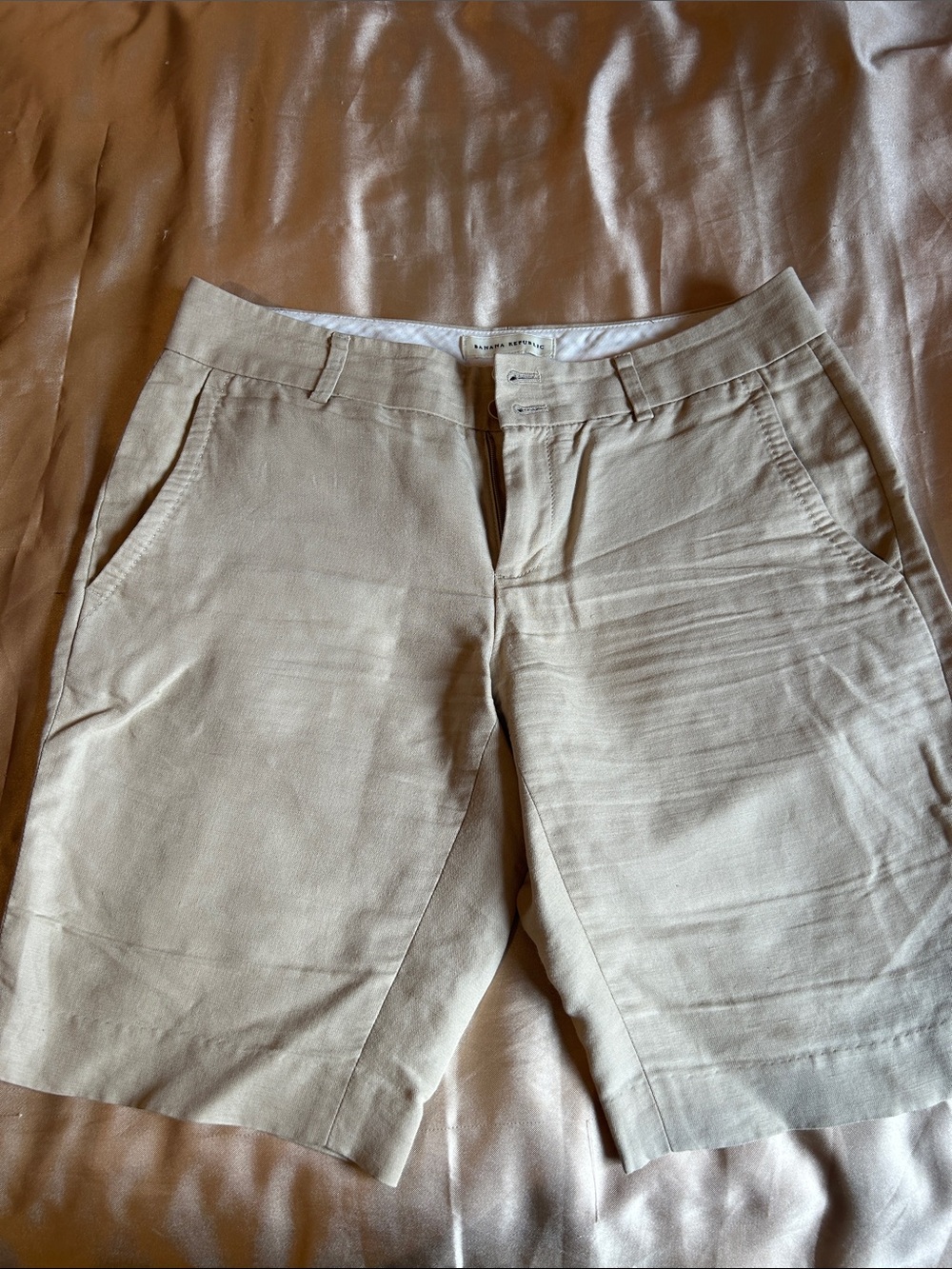 Beige Women's Casual Shorts